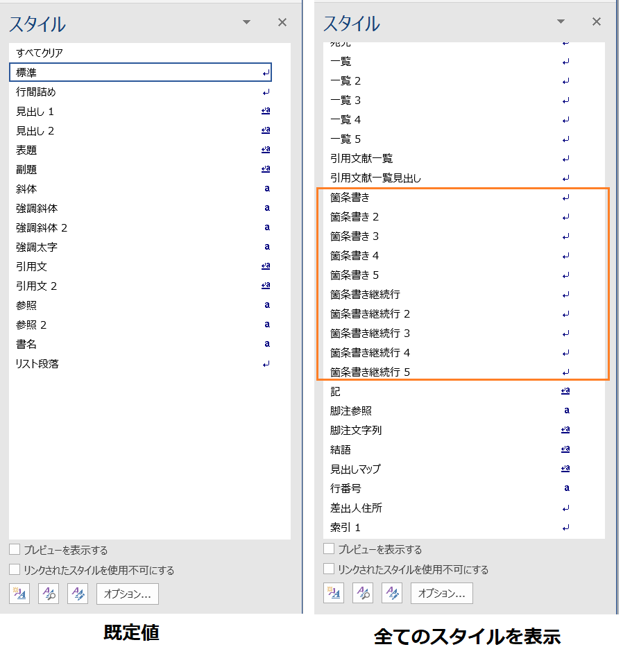 Wordのスタイル I Love Software2 I Love Software2